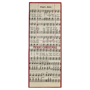 Christmas Music, Jingle Bells Gift Bag