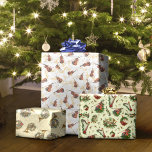 Christmas Musical Instruments Violin French Horn Wrapping Paper Sheet<br><div class="desc">This set of 3 wrapping paper sheets features musical instruments decorated for Christmas. One sheet has violins interspersed with gold ribbons of music staves. The second sheet has French horns on a vintage sheet music background, and the third sheet features a variety of musical instruments and music notes, decorated for...</div>