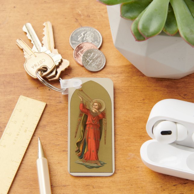 Christmas Musician Angels, Vintage Renaissance Key Ring (Desk)