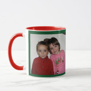 Christmas NAME & PHOTO template Gift Mug