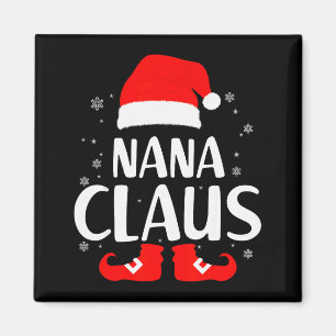 Christmas Nana Claus Leopard Family Matching Pajam Magnet
