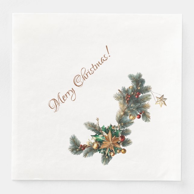 Christmas  napkin (Front)