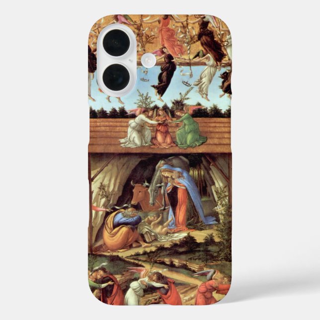 Christmas Nativity, Birth of Christ by Botticelli Case-Mate iPhone Case (Back)