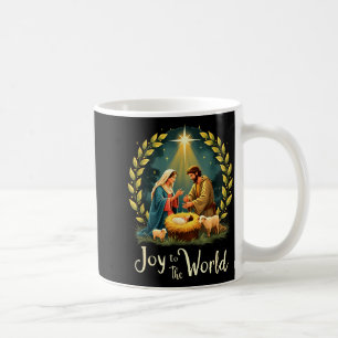 Christmas Nativity Christian Birth Of Jesus Joy To Coffee Mug