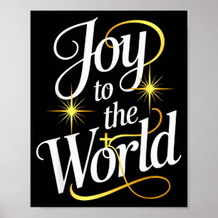 Christmas Nativity Christian Birth Of Jesus Joy To Poster