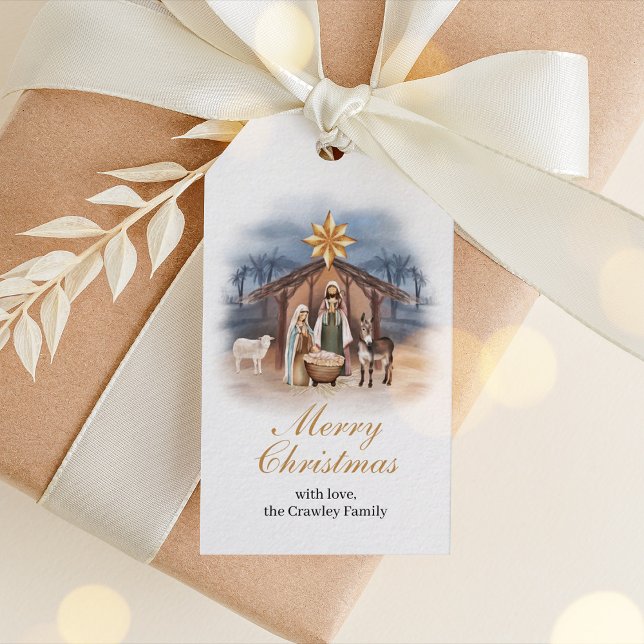 Christmas Nativity Gift Tag (Christmas Nativity Gift Tag)