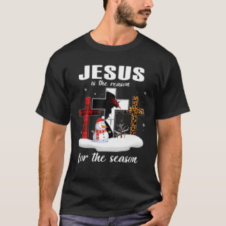 Christmas Nativity Jesus Is The Reason For The Sea T-Shirt