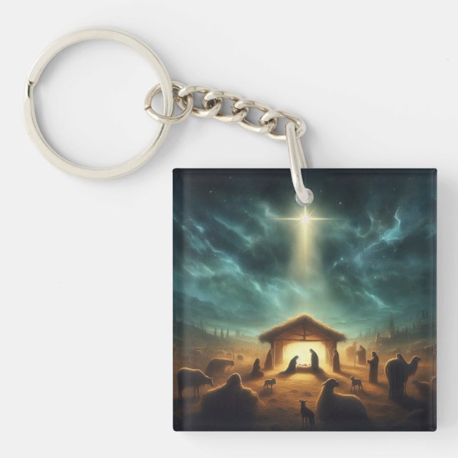 Christmas/Nativity/Jesus Key Ring (Front)