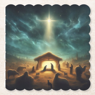 Christmas/Nativity/Jesus Paper Coaster