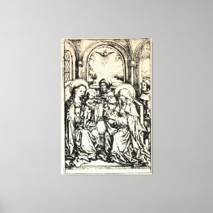 Christmas Nativity Madonna and Child Virgin Mary   Canvas Print