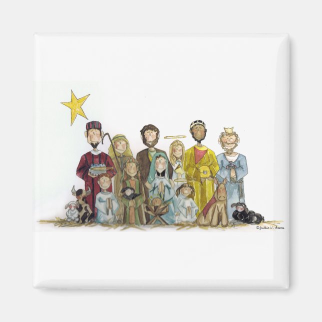 Christmas Nativity Magnet (Front)