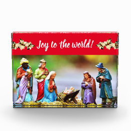 Christmas Nativity | Manger | Acrylic Photo Block