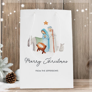 Christmas Nativity Manger Gift Bag