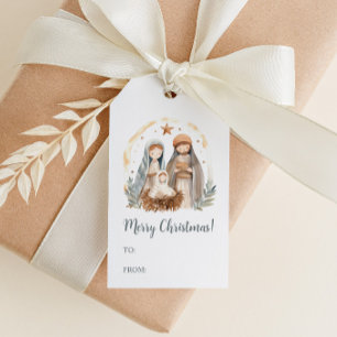 Christmas Nativity Scene Gift Tags