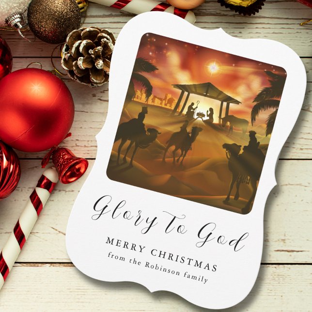 Christmas Nativity Scene Glory to God (Creator Uploaded)