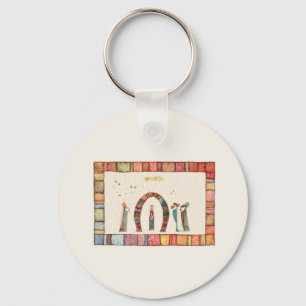 Christmas nativity scene Keychain Ceramic Ball Ch