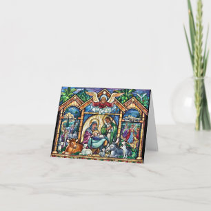Christmas Nativity scene Merry Christmas Card