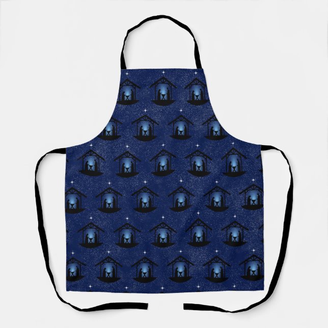 Christmas Nativity Scene Religious Apron (Front)