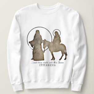 Christmas Nativity Silhouette Sweatshirt