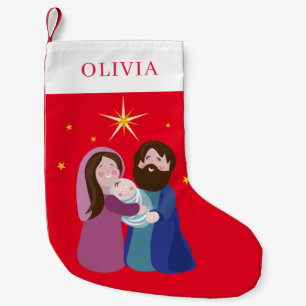 Christmas Nativity Small Christmas Stocking