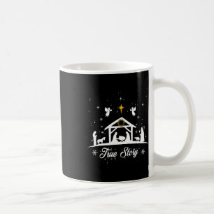 Christmas Nativity True Story Nativity Scene Gifts Coffee Mug