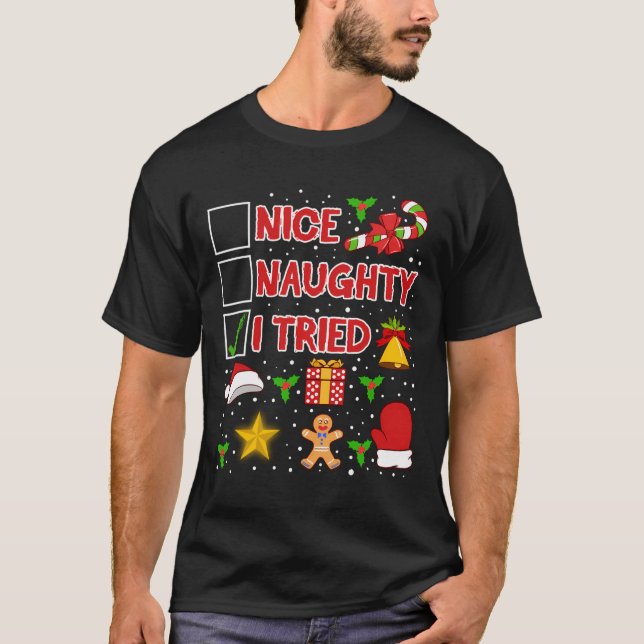 Christmas Naughty Adult Humour Collection T-Shirt (Front)