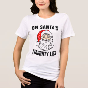 CHRISTMAS NAUGHTY GIRL T-SHIRTS