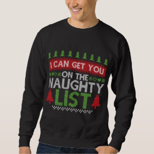 Christmas Naughty List Ugly Christmas Sweater