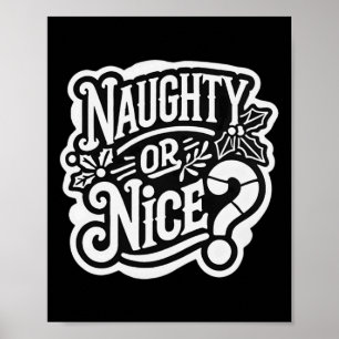 Christmas Naughty Or Nice Poster