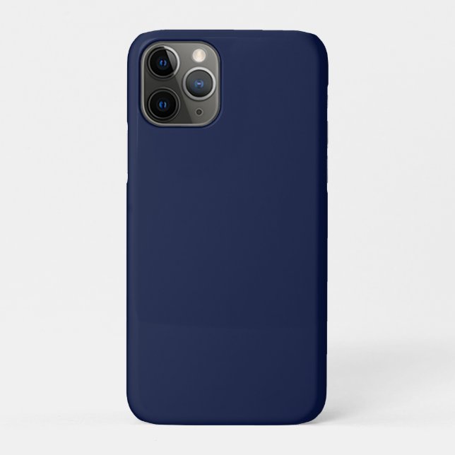 Christmas navy, solid navy, deep navy, plain navy Case-Mate iPhone case (Back)