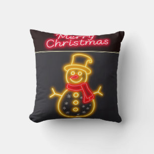 Christmas Neon Modern Holiday Collection Cushion