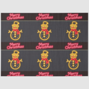 Christmas Neon Modern Holiday Collection Tissue Paper