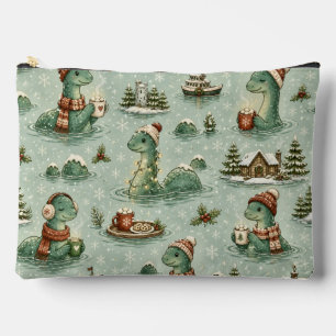 Christmas Nessie Loch Ness Monster Cosy Cryptids Accessory Pouch