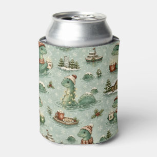 Christmas Nessie Loch Ness Monster Cosy Cryptids Can Cooler