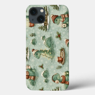 Christmas Nessie Loch Ness Monster Cosy Cryptids  iPhone 13 Case