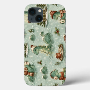 Christmas Nessie Loch Ness Monster Cosy Cryptids  iPhone 13 Case