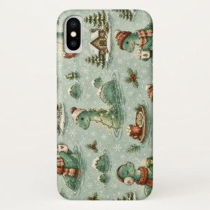 Christmas Nessie Loch Ness Monster Cosy Cryptids Case-Mate iPhone Case