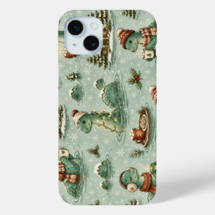 Christmas Nessie Loch Ness Monster Cosy Cryptids iPhone 15 Mini Case