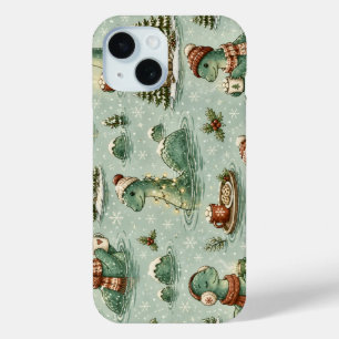 Christmas Nessie Loch Ness Monster Cosy Cryptids iPhone 15 Case