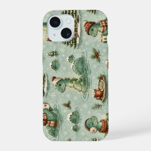 Christmas Nessie Loch Ness Monster Cosy Cryptids iPhone 15 Case