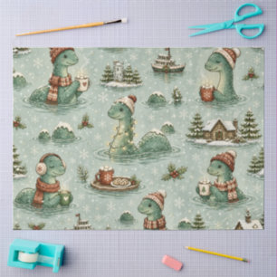Christmas Nessie Loch Ness Monster Cosy Cryptids  Tissue Paper