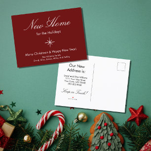 Christmas New Home for the Holidays  Announcement 