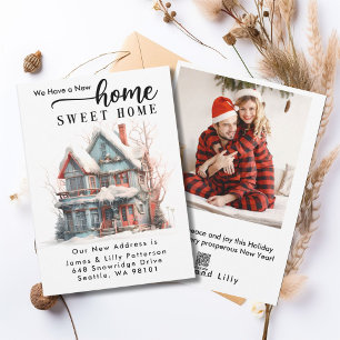 Christmas New Home for the Holidays moving Holiday Card