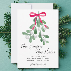 Christmas New Home Moving Announcement