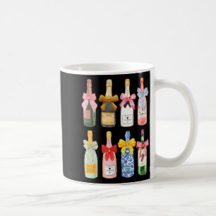 Christmas New Year Champagne Gl Coquette Bottle  Coffee Mug