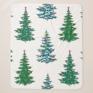 christmas, new year, holiday, santa, snowman, pres sherpa blanket