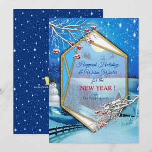 Christmas & New Year of 2024 Invitation