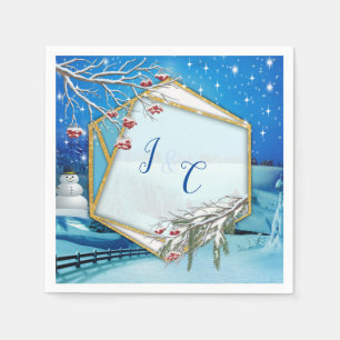 Christmas & New Year of 2024 Napkin