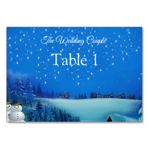 Christmas & New Year of 2024 Table Number