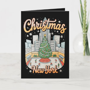 Christmas New York NY Xmas Trip Holiday Season Card